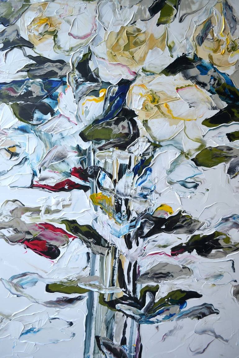 Blossom Cascade Abstract
