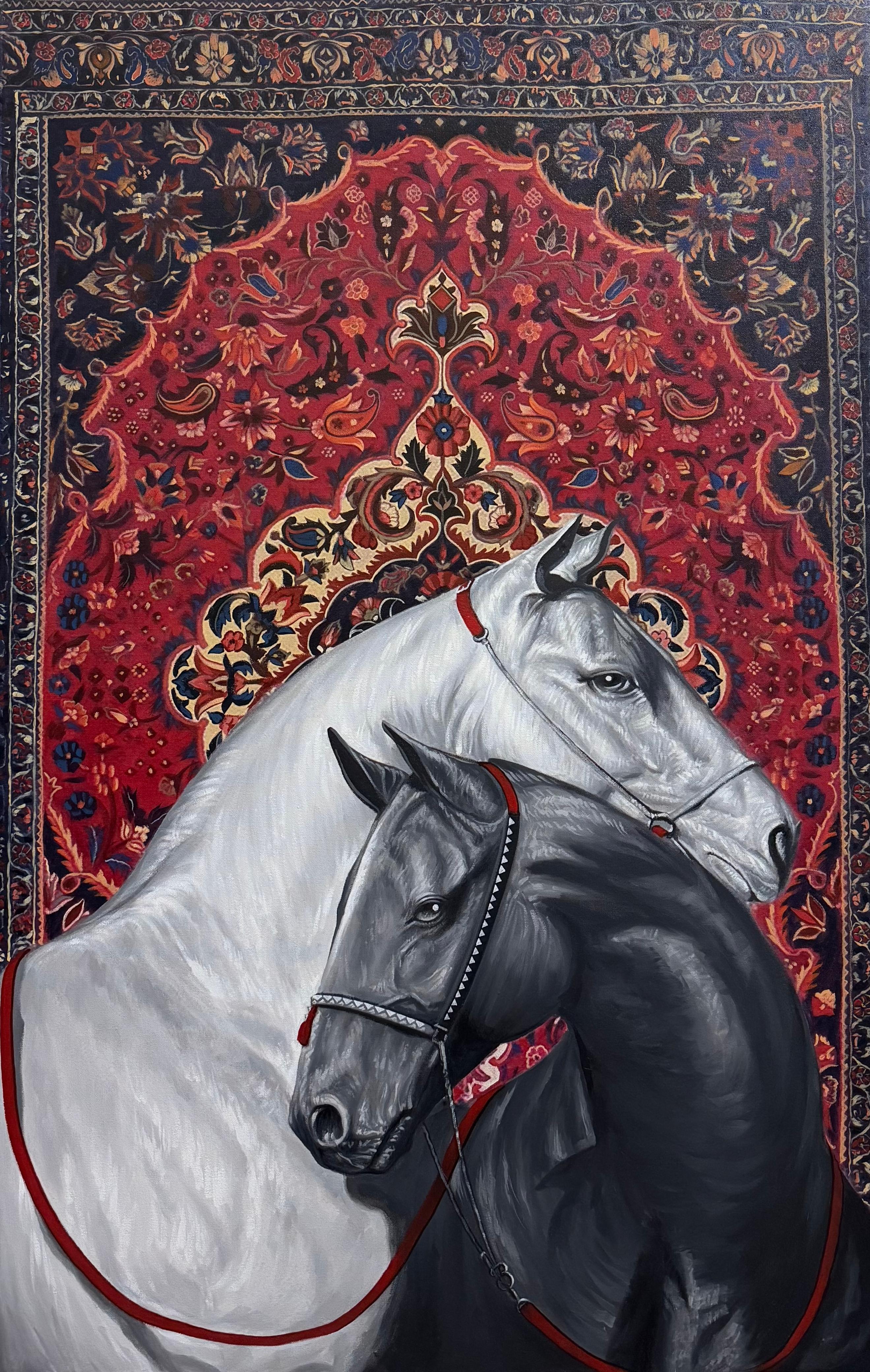 Majestic Duo on a Handwoven Heritage