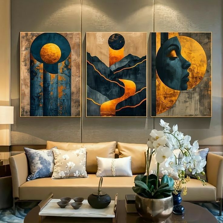 Golden Eclipse | Print on Canvas