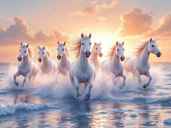 Waves of Freedom - Print on canvas