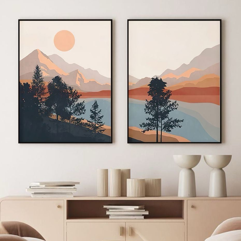 Golden Hour Peaks (Pack of 2)